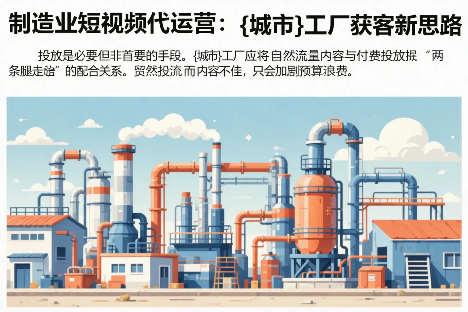制造业短视频代运营：绩溪工厂获客新思路